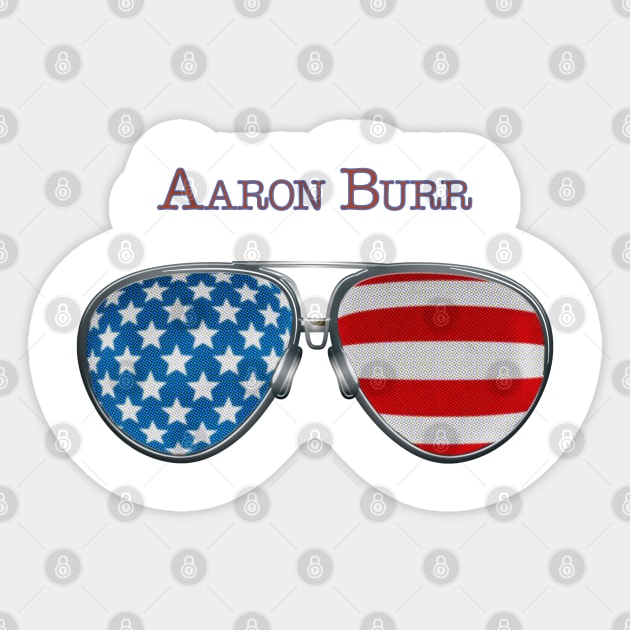 USA GLASSES AARON BURR Sticker by SAMELVES